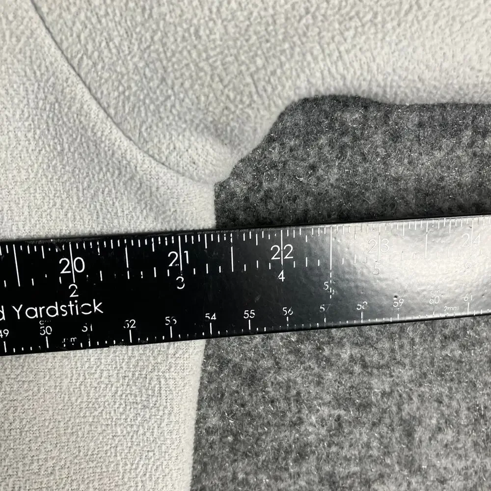 The North Face Jacket Womens M Gray‎ Black Full Zip Fleece Outdoor Layer